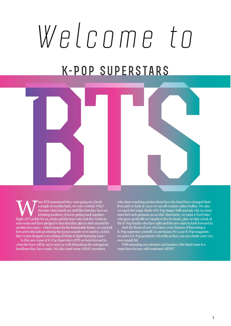 K-Pop Superstars Preview Pages