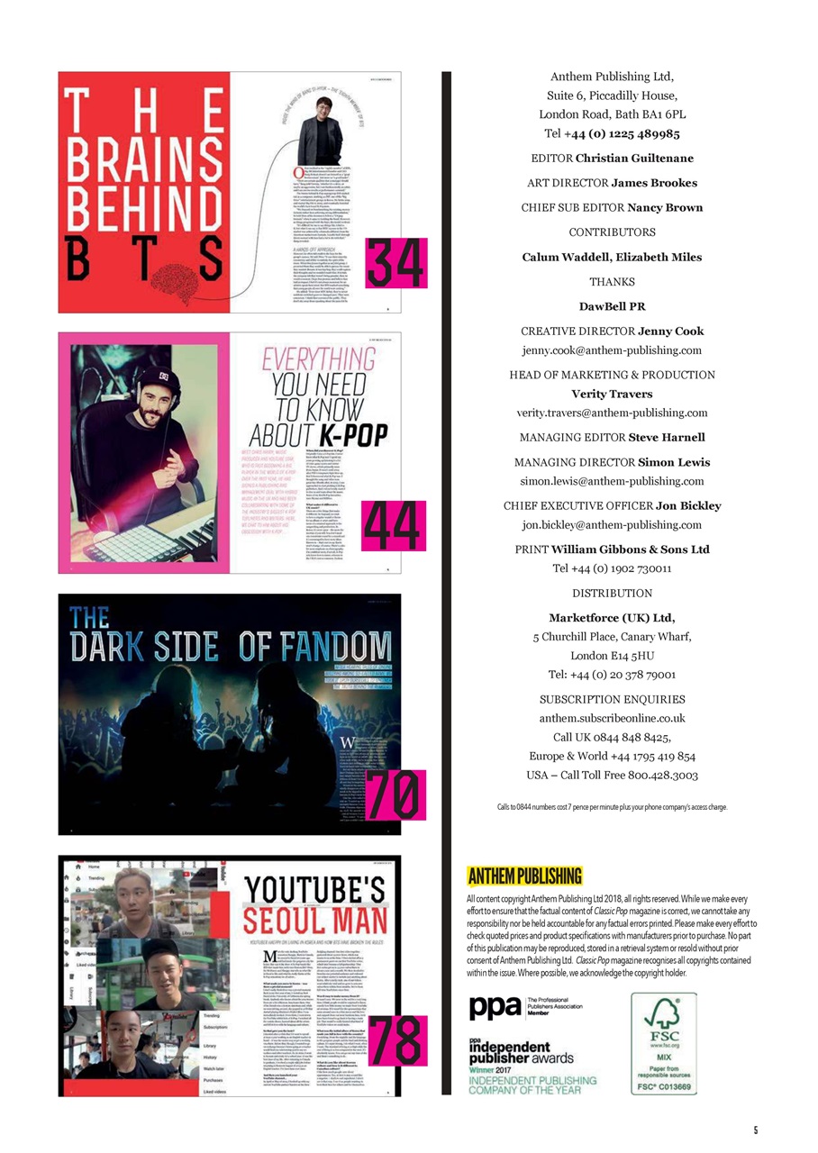 K-Pop Superstars Preview Pages