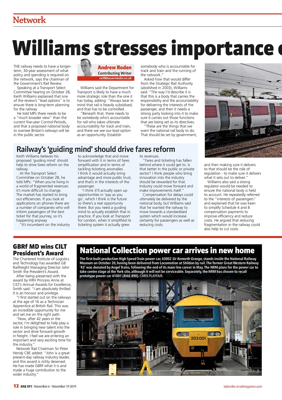 Rail Preview Pages