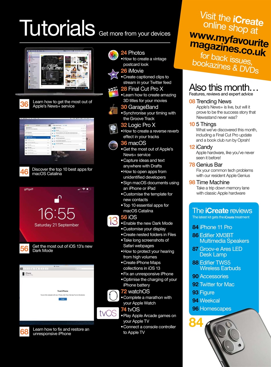 iCreate Preview Pages