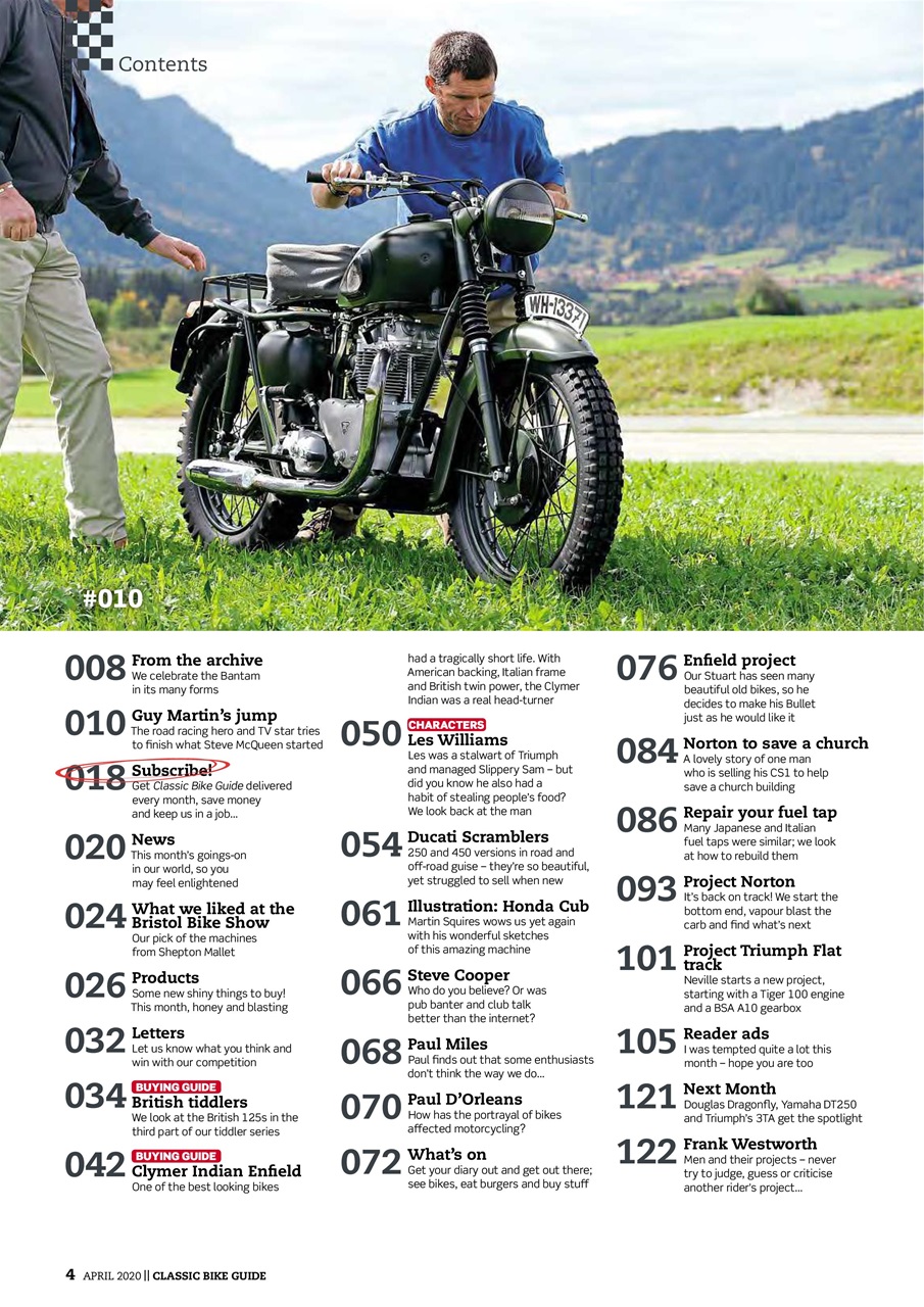 Classic Bike Guide Preview Pages