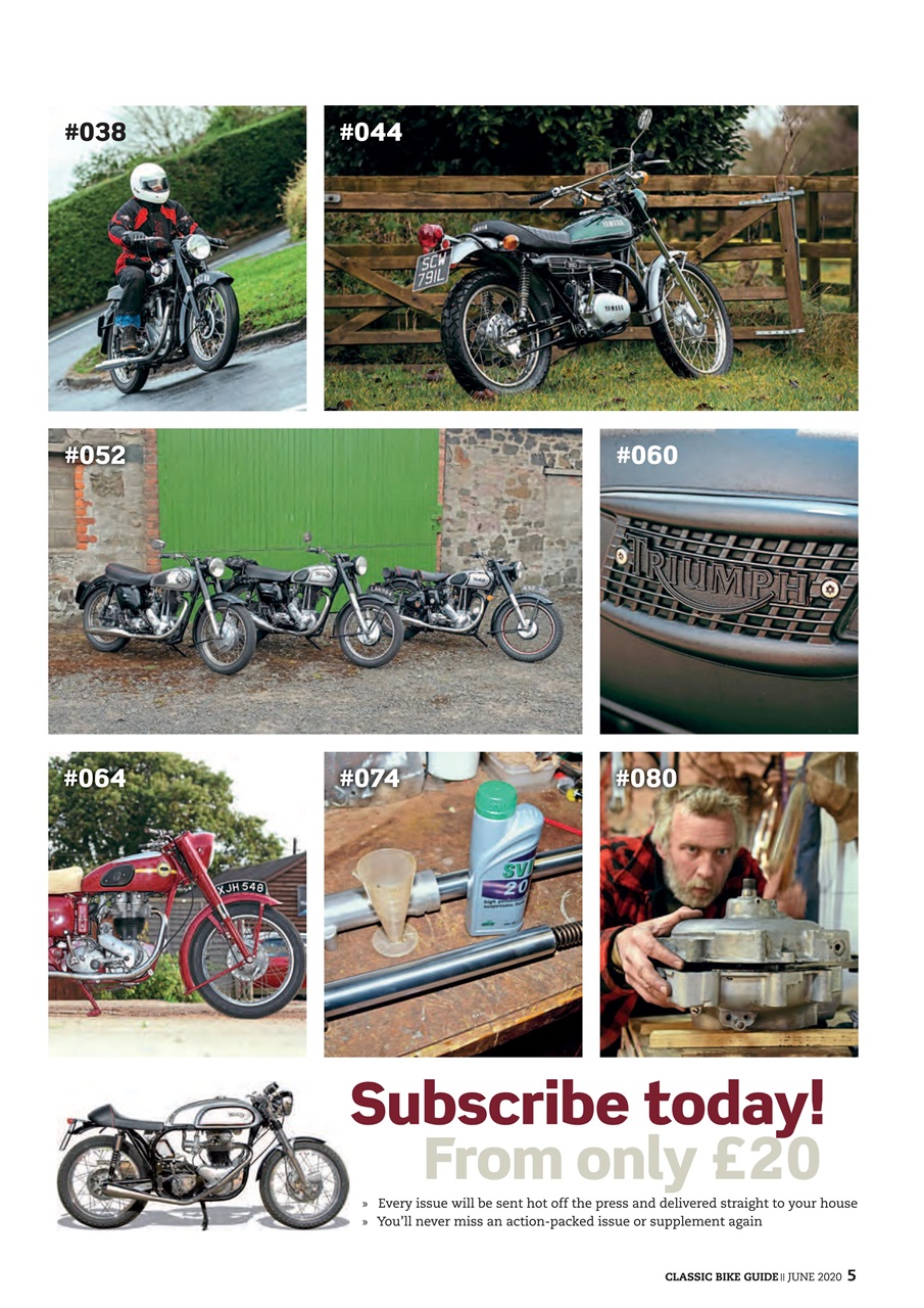 Classic Bike Guide Preview Pages