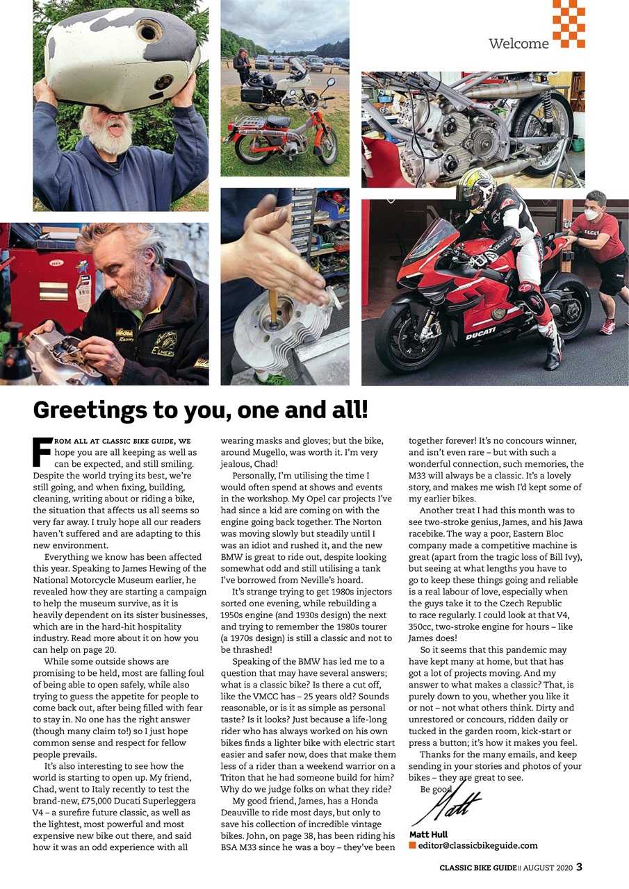 Classic Bike Guide Preview Pages