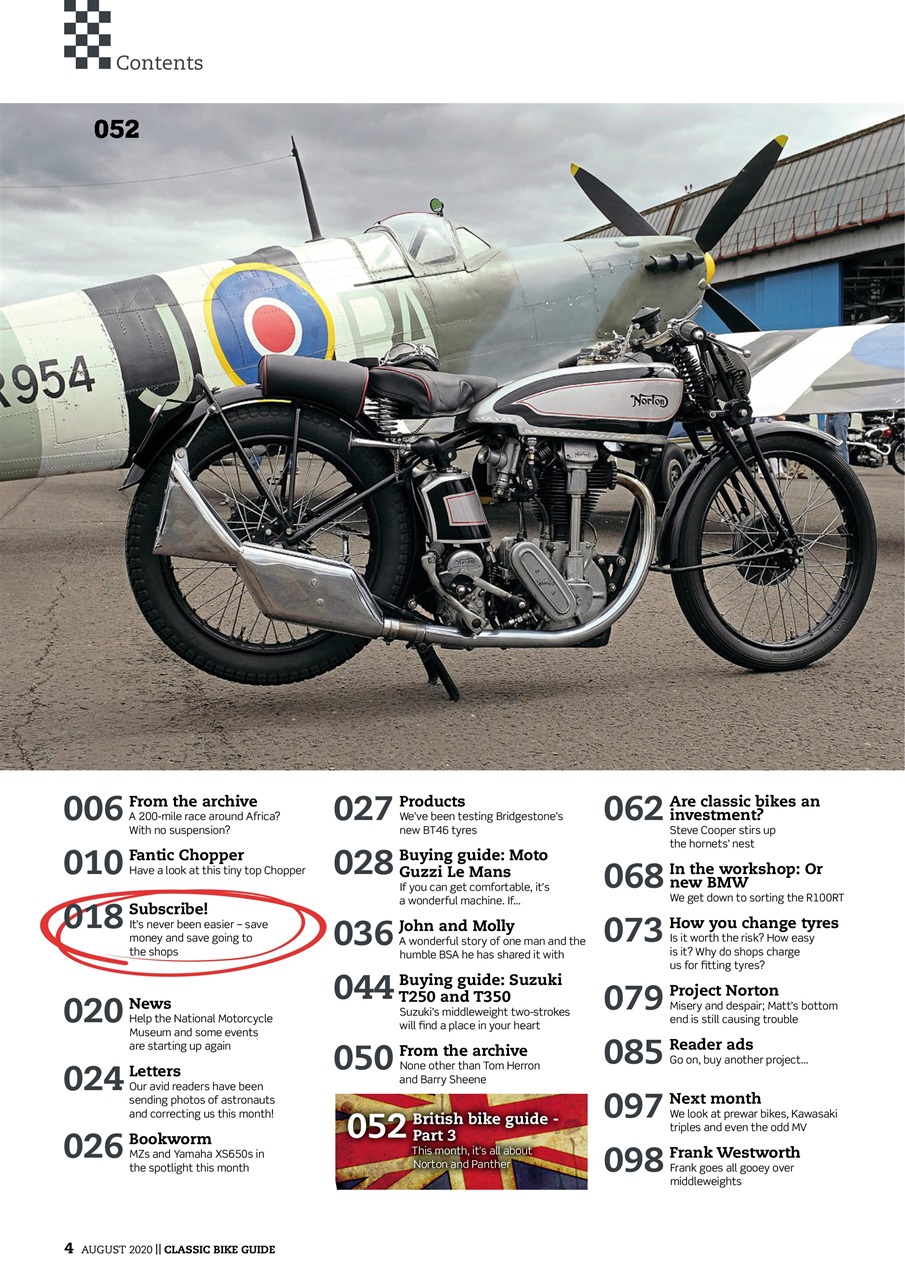 Classic Bike Guide Preview Pages