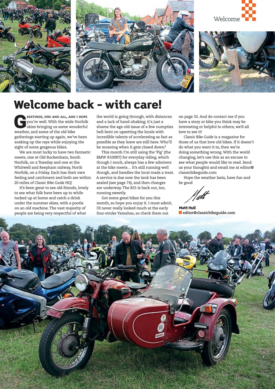 Classic Bike Guide Preview Pages