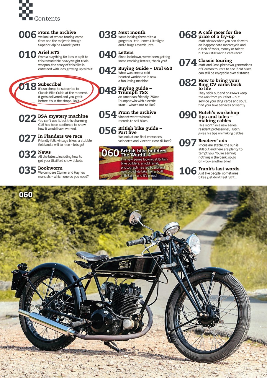 Classic Bike Guide Preview Pages