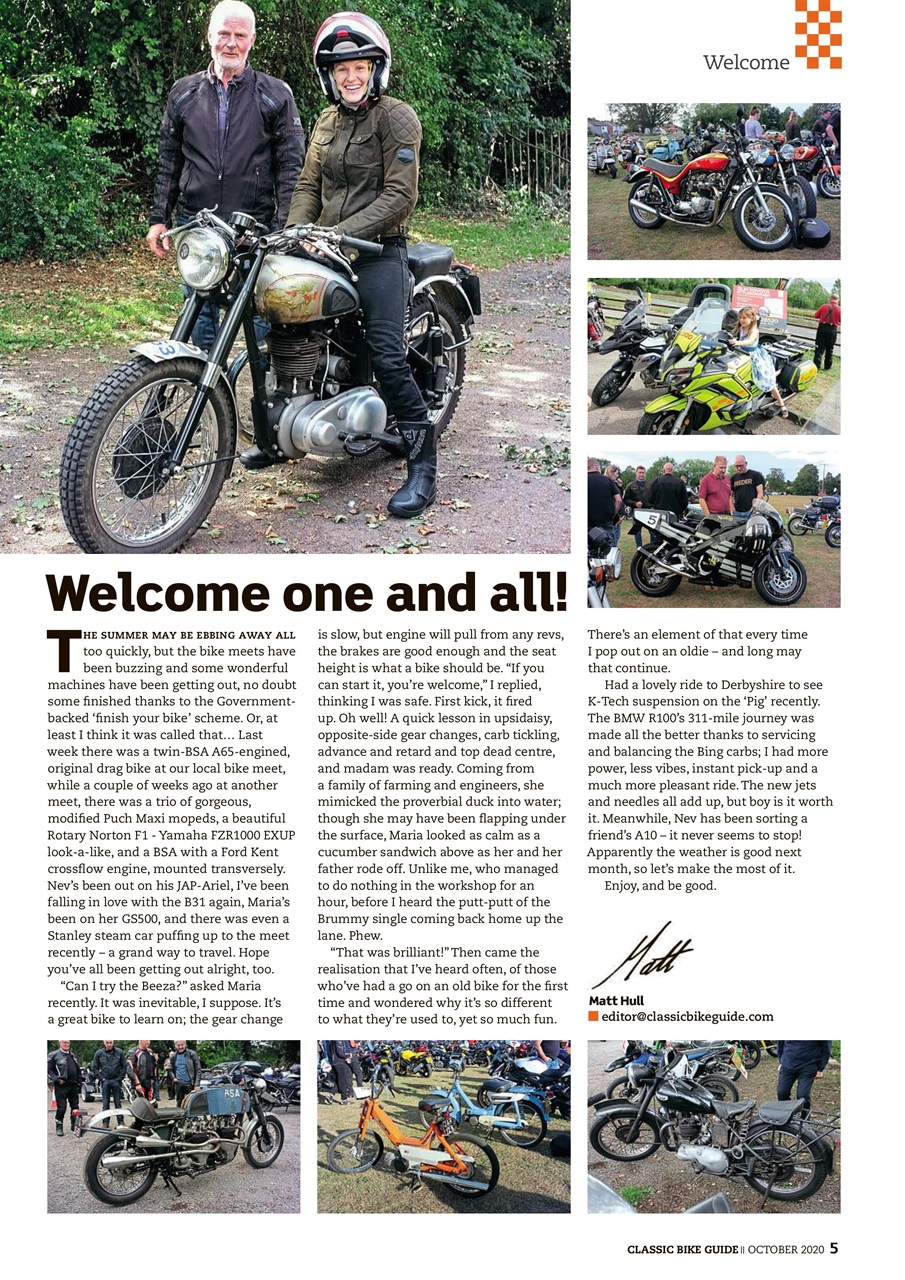 Classic Bike Guide Preview Pages