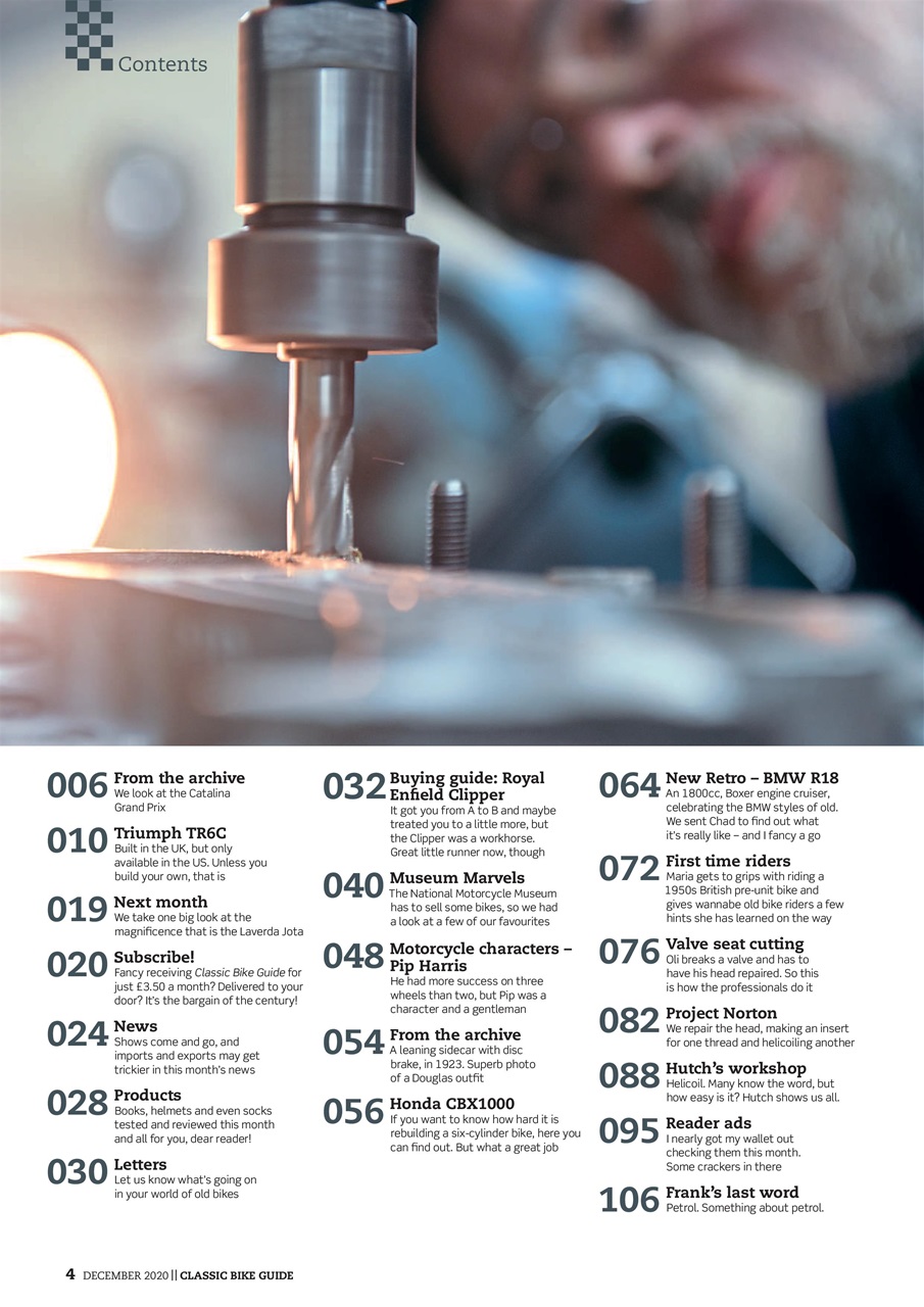 Classic Bike Guide Preview Pages