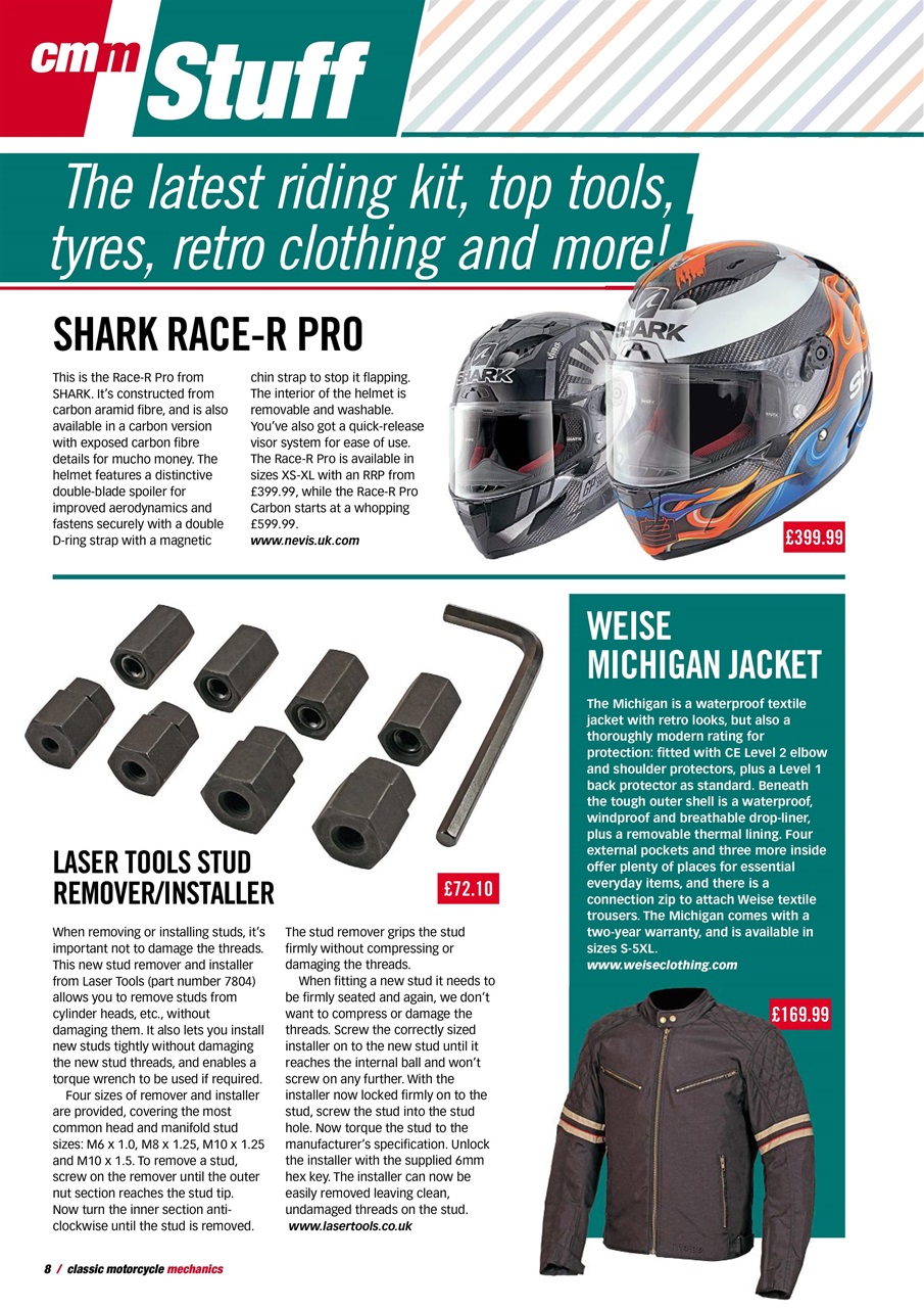 Classic Motorcycle Mechanics Preview Pages