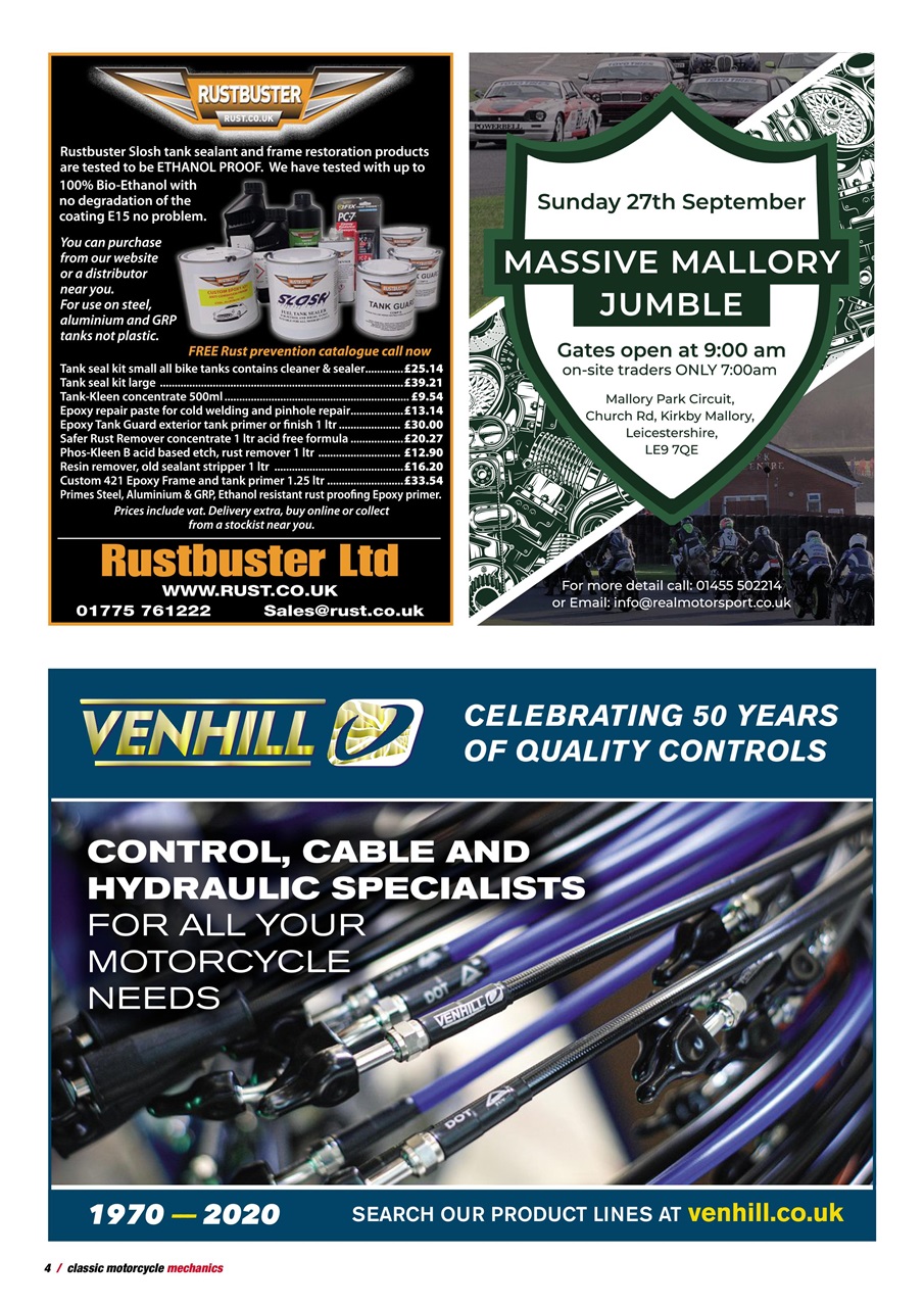 Classic Motorcycle Mechanics Preview Pages