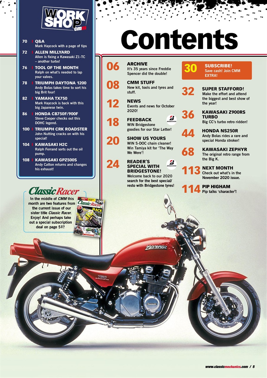 Classic Motorcycle Mechanics Preview Pages