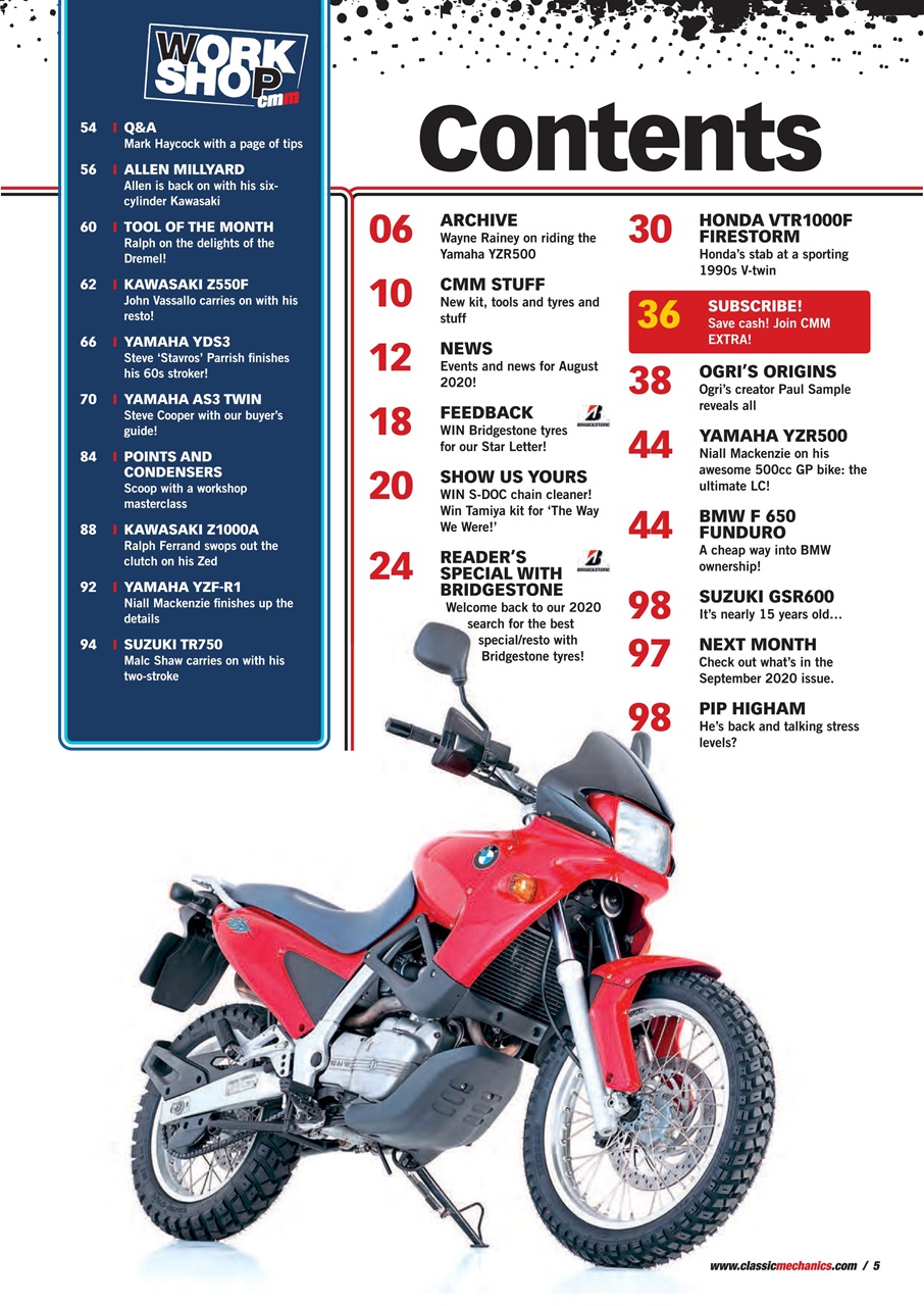 Classic Motorcycle Mechanics Preview Pages