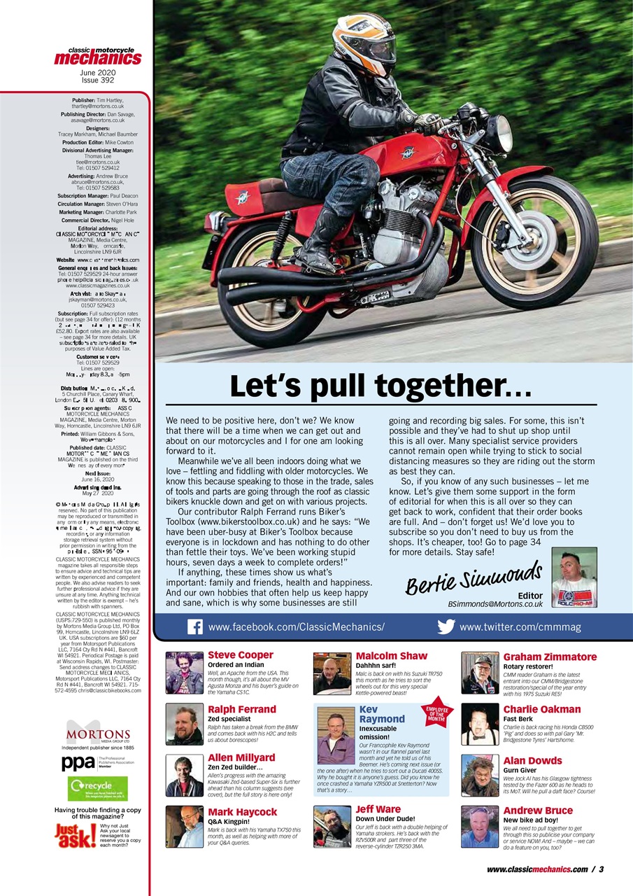 Classic Motorcycle Mechanics Preview Pages