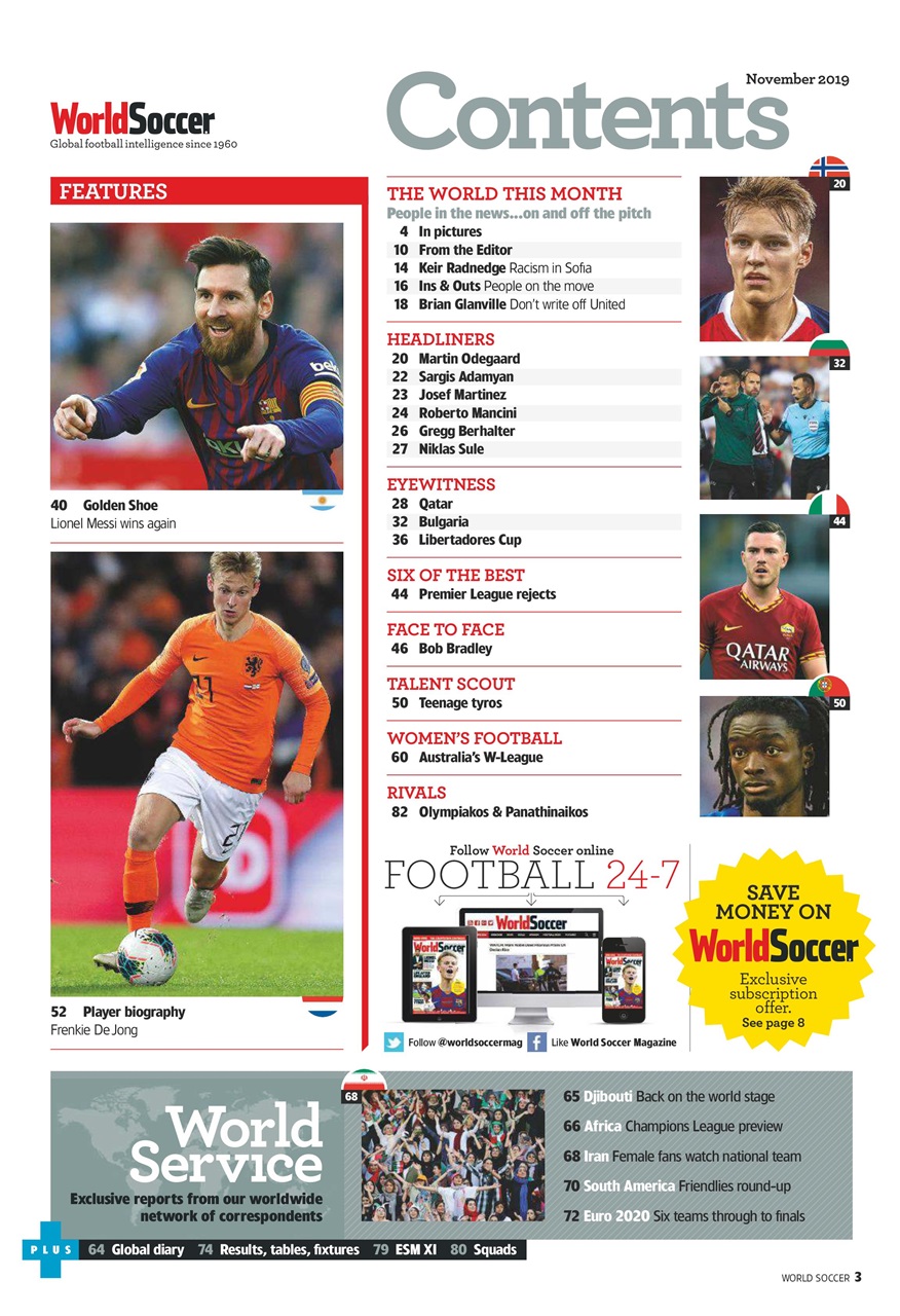 World Soccer Preview Pages