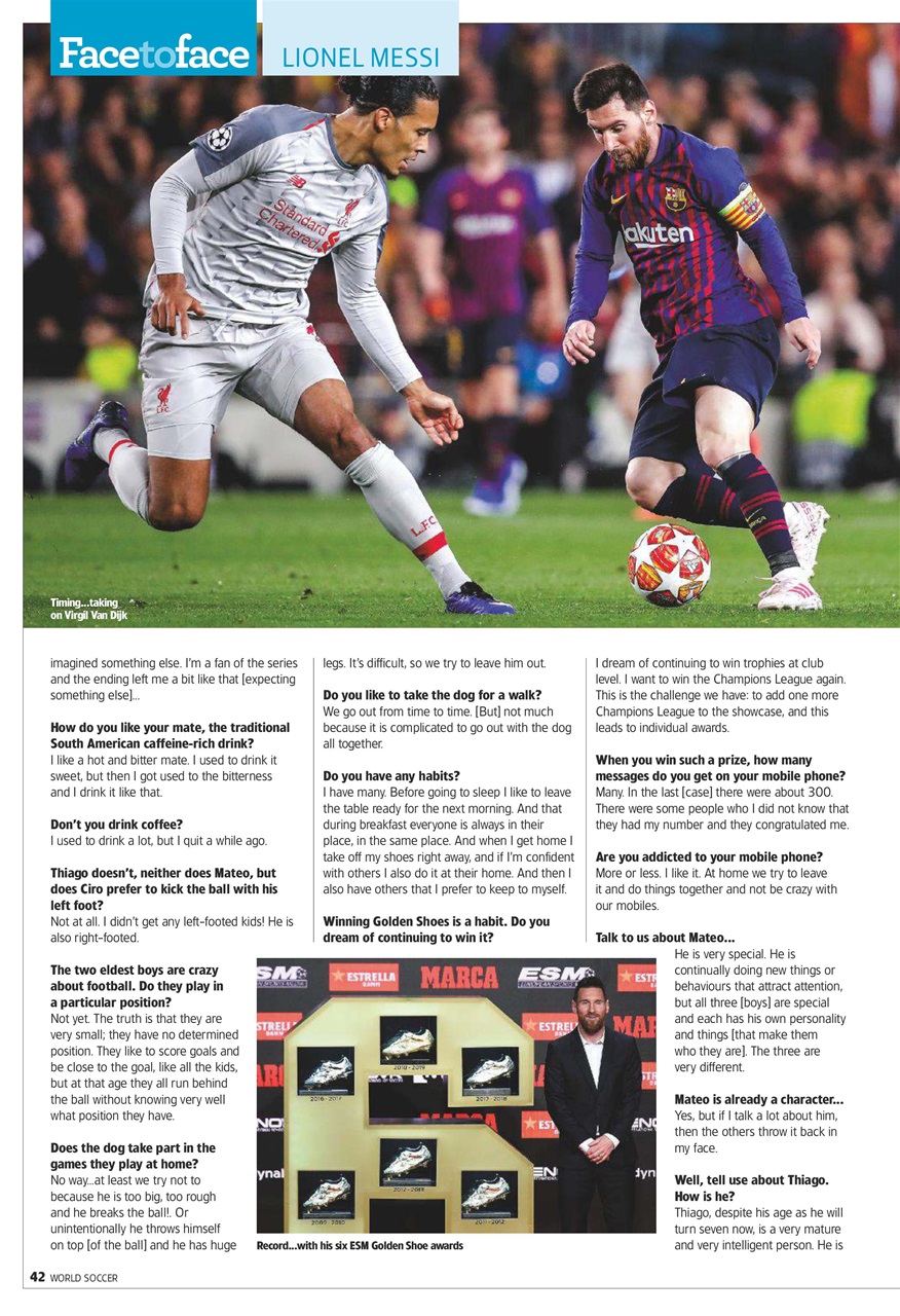 World Soccer Preview Pages
