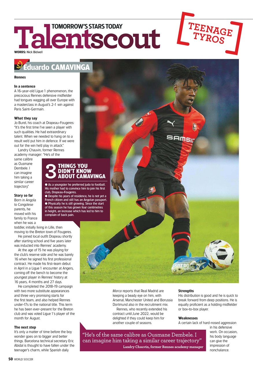 World Soccer Preview Pages