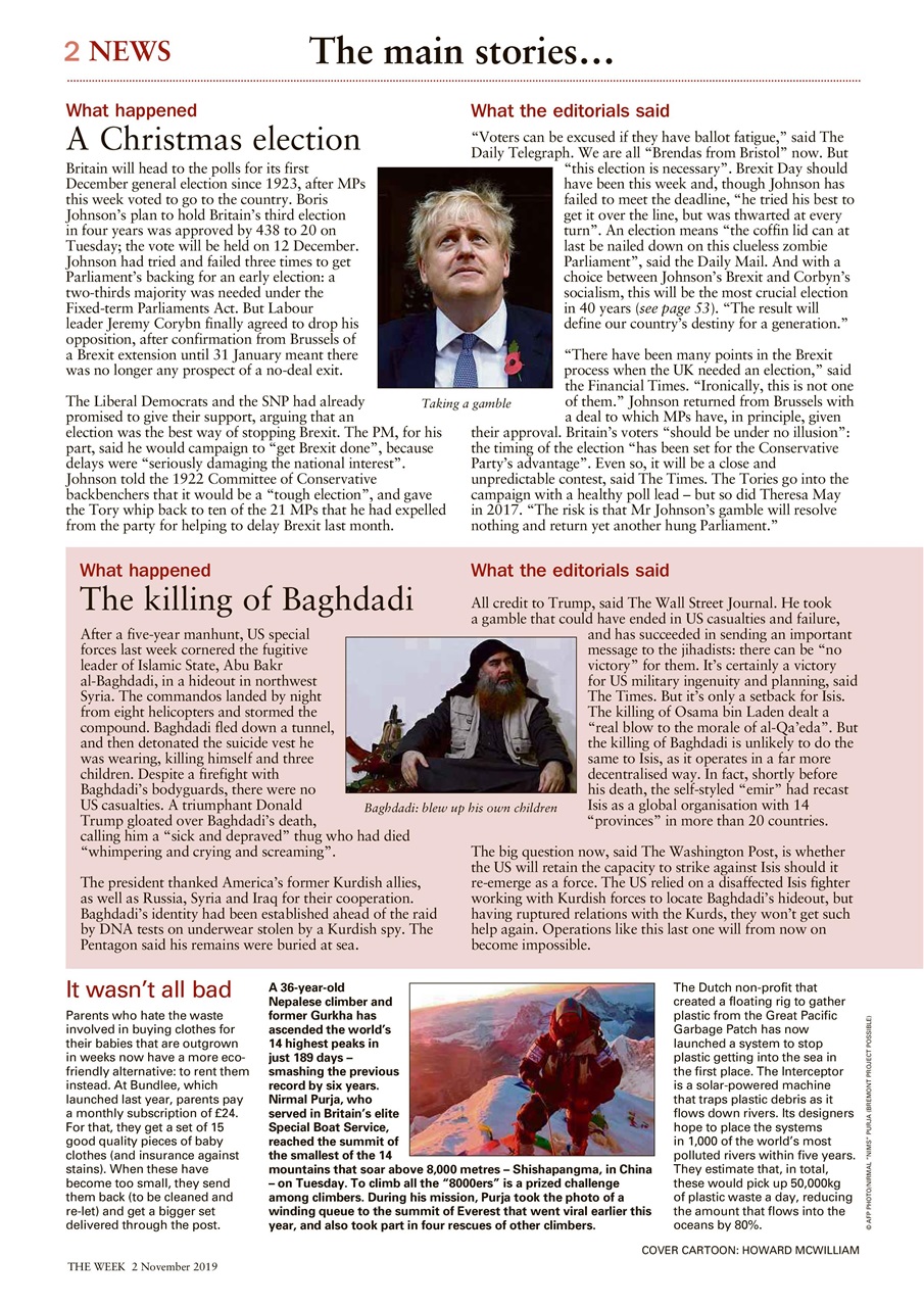 The Week Preview Pages