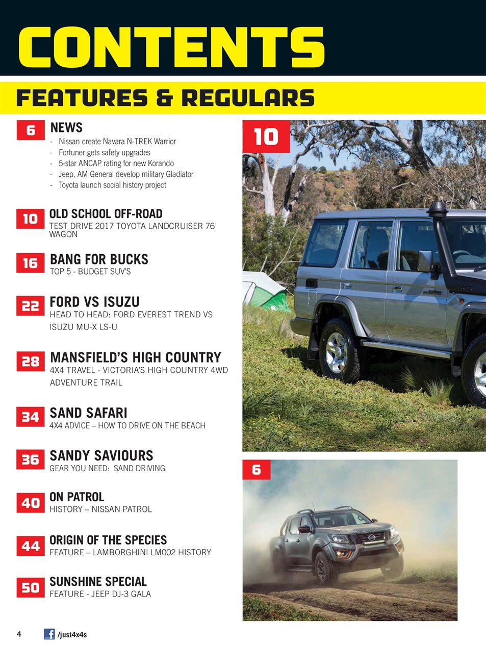 JUST 4X4S Preview Pages