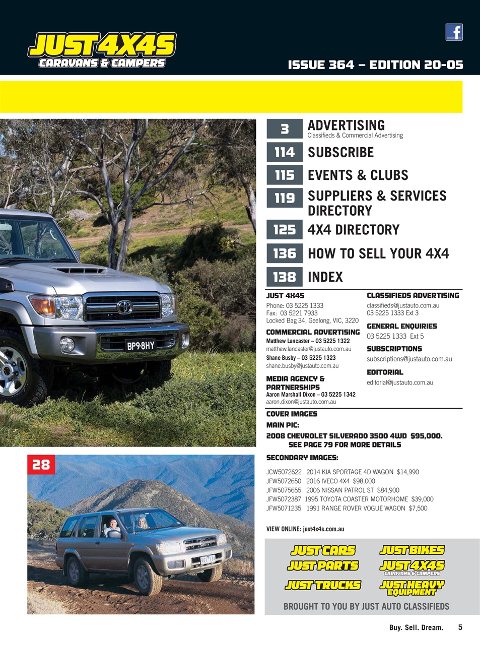JUST 4X4S Preview Pages
