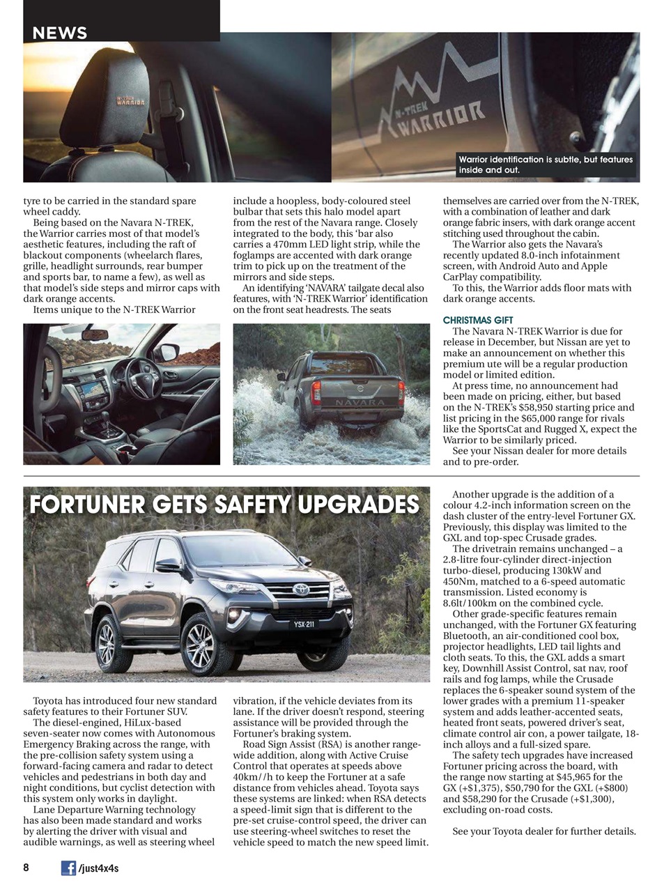 JUST 4X4S Preview Pages