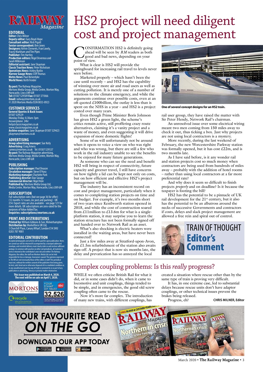 Railway Magazine Preview Pages