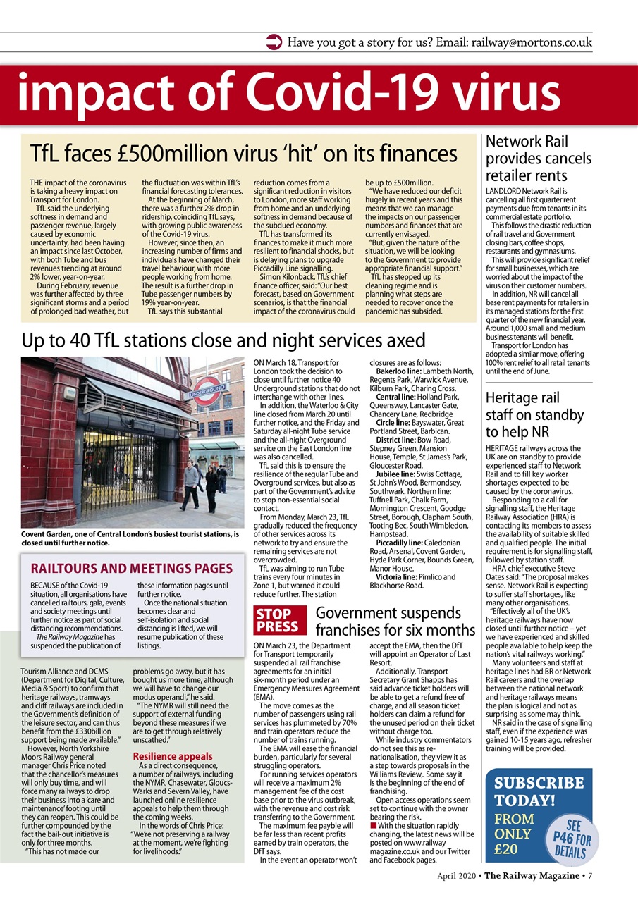 Railway Magazine Preview Pages