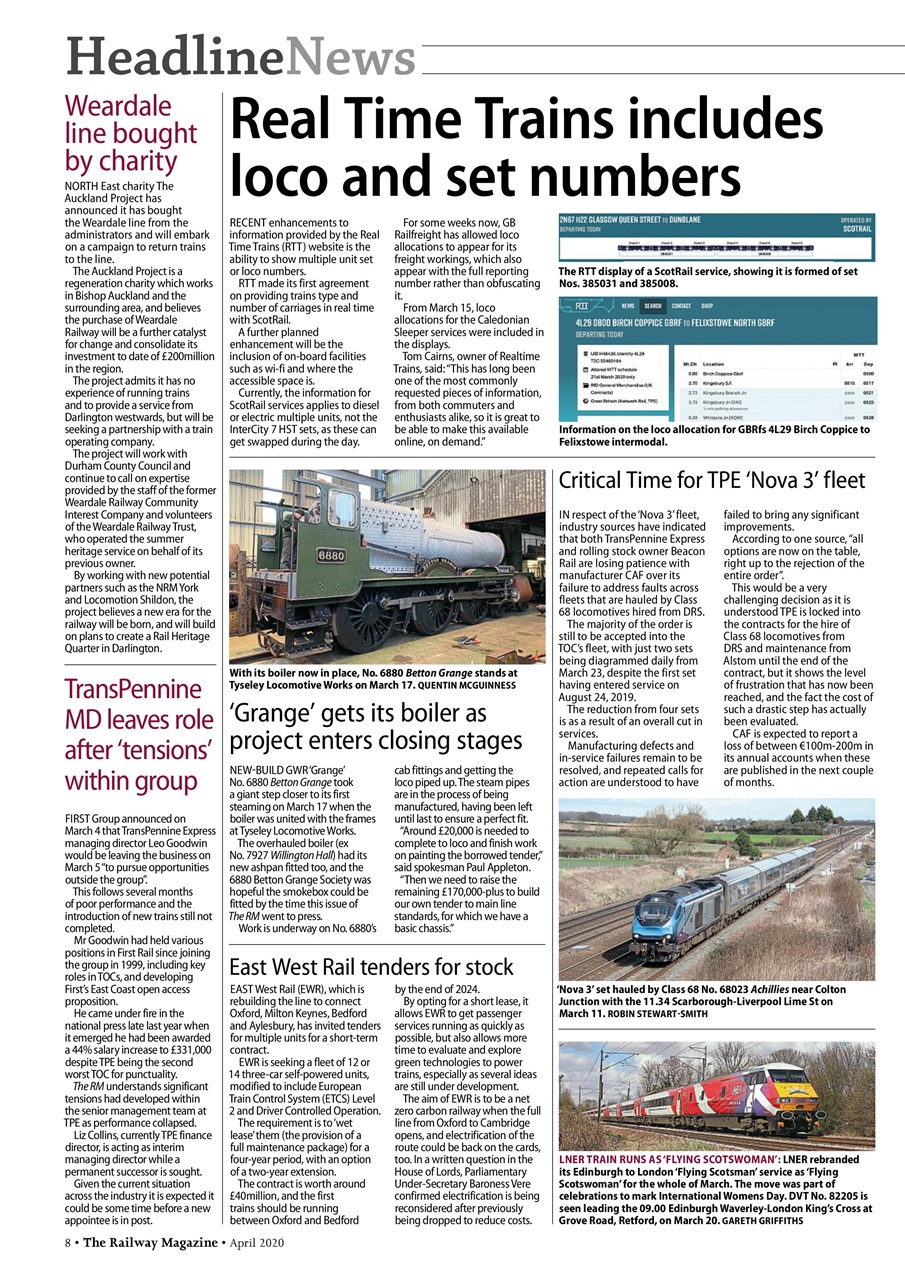 Railway Magazine Preview Pages