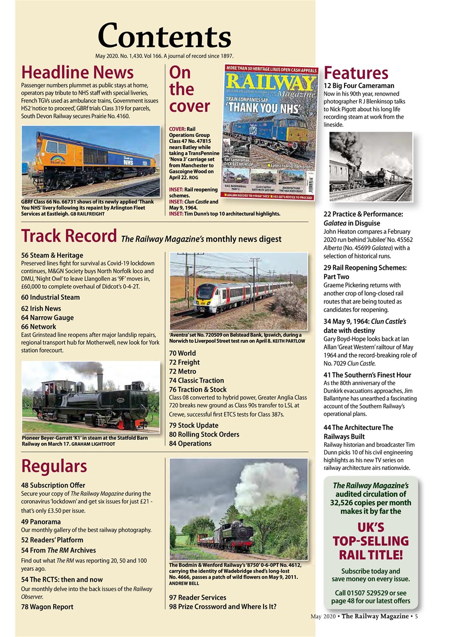 Railway Magazine Preview Pages