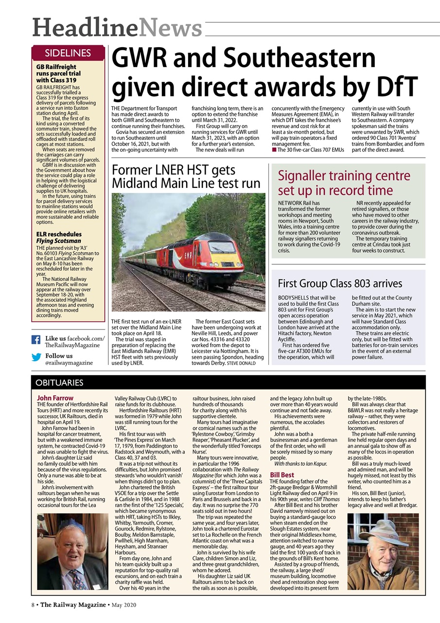Railway Magazine Preview Pages
