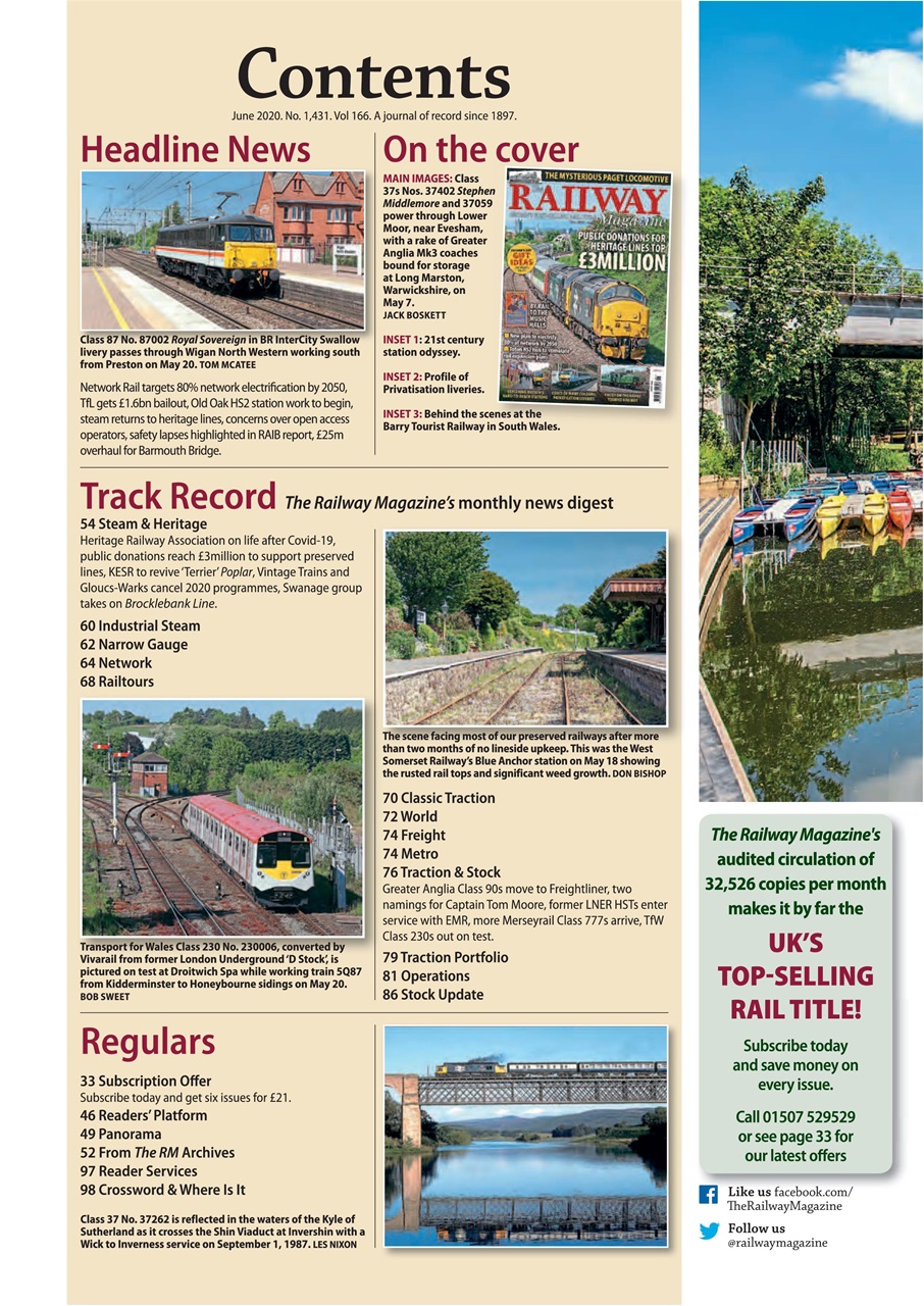 Railway Magazine Preview Pages