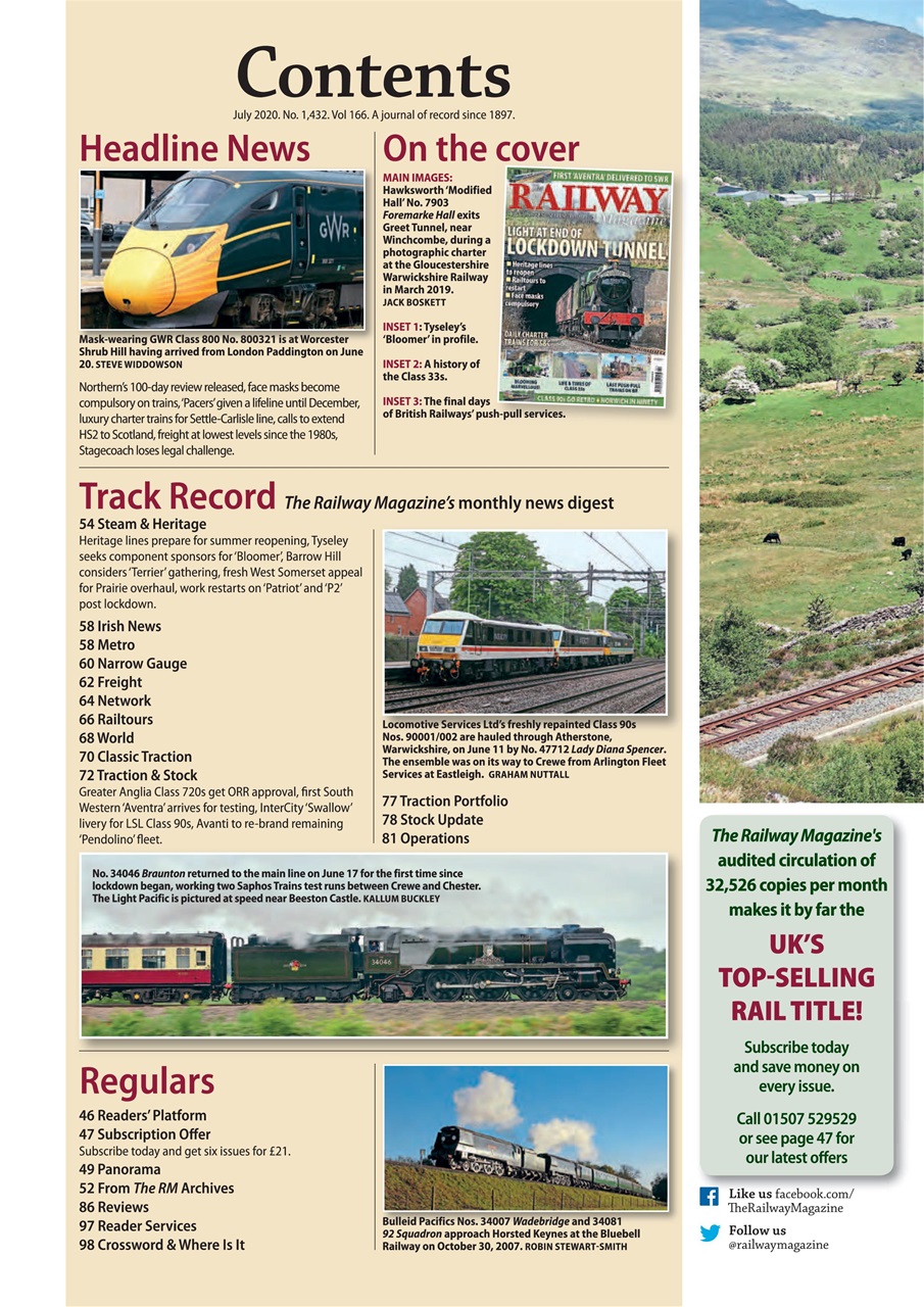 Railway Magazine Preview Pages