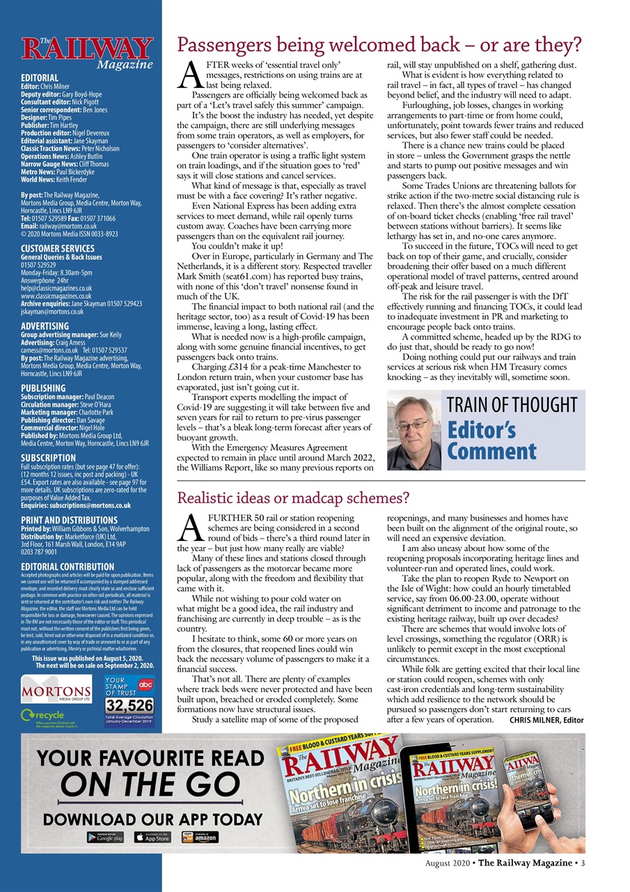 Railway Magazine Preview Pages