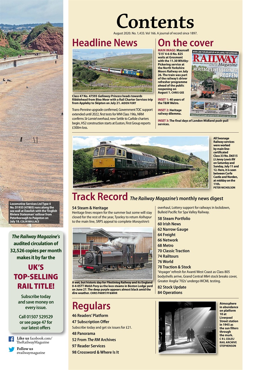 Railway Magazine Preview Pages