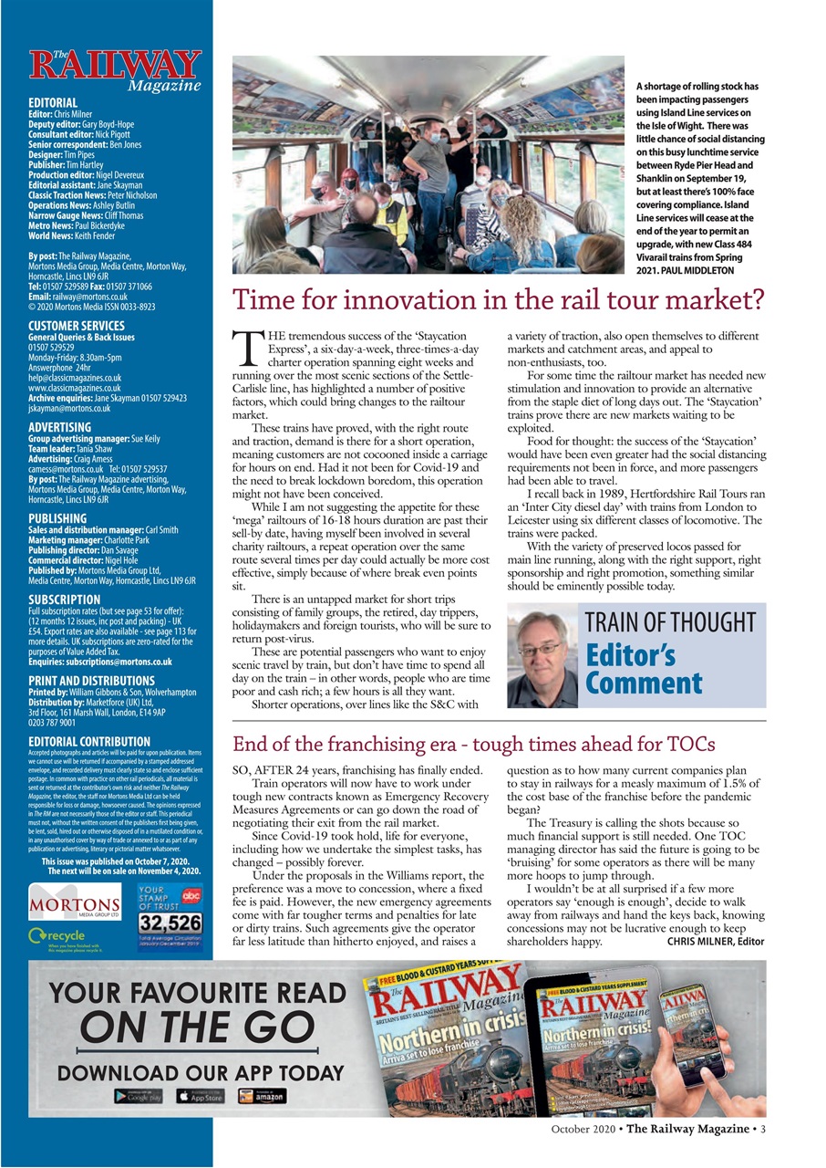 Railway Magazine Preview Pages