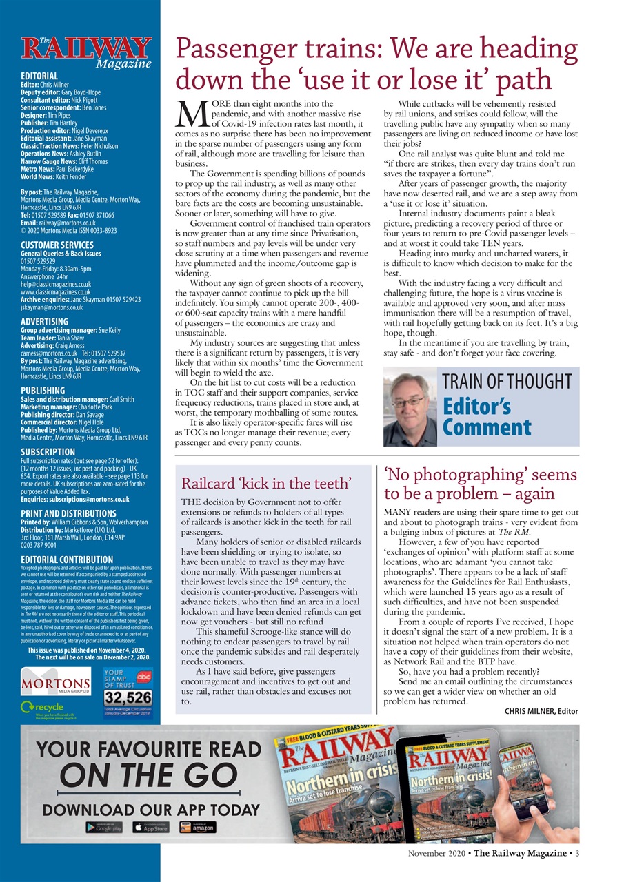 Railway Magazine Preview Pages