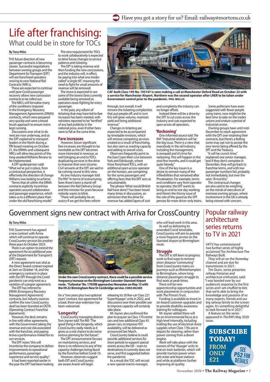 Railway Magazine Preview Pages