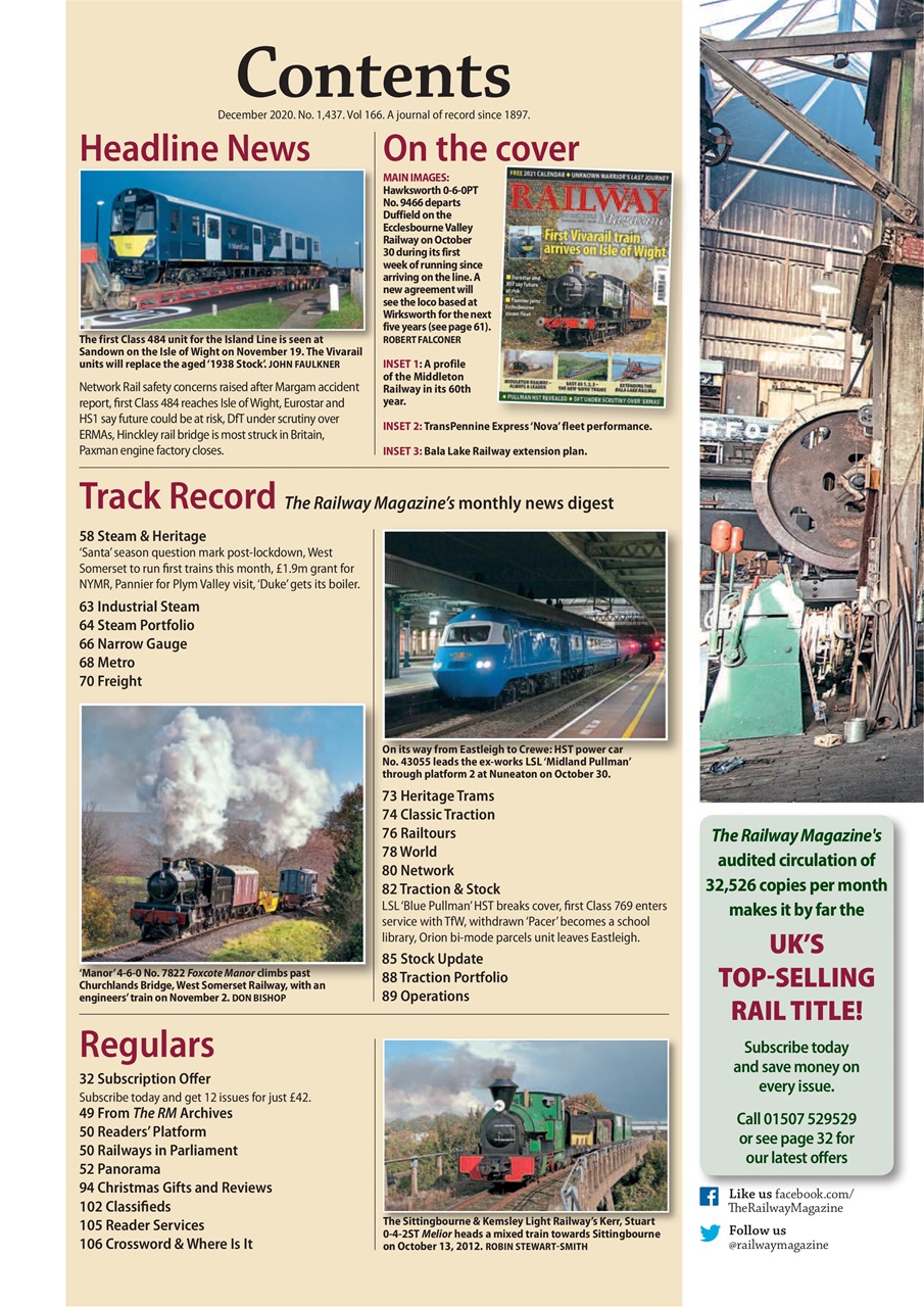 Railway Magazine Preview Pages