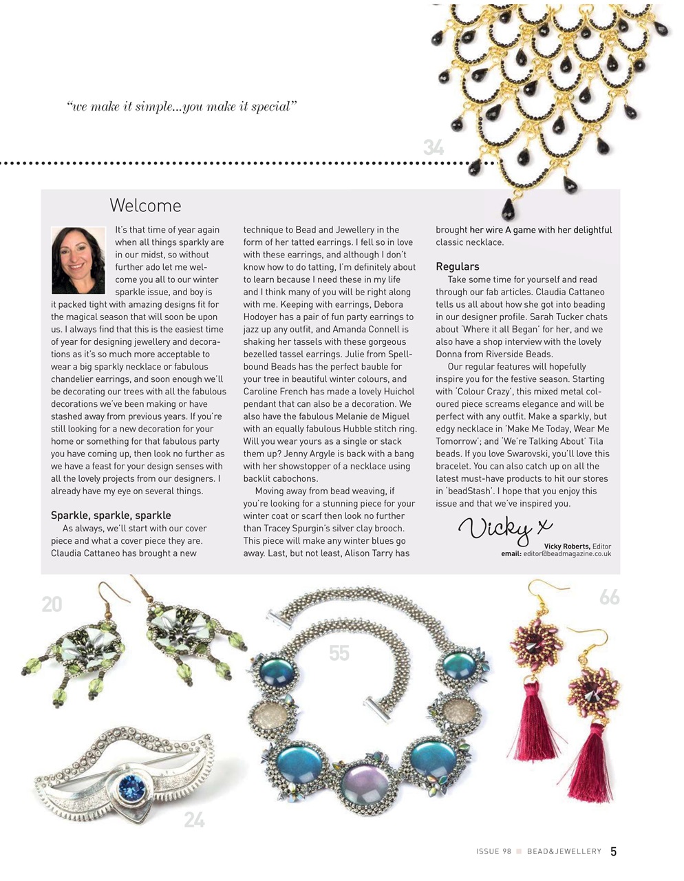 Bead & Jewellery Magazine Preview Pages