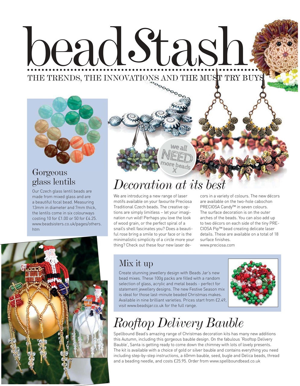 Bead & Jewellery Magazine Preview Pages