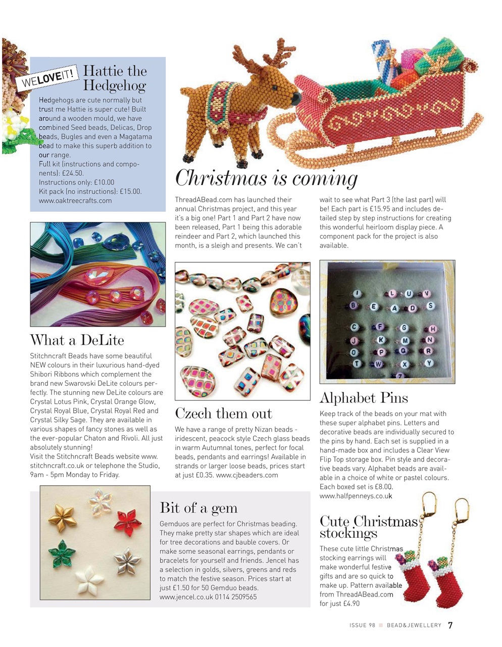Bead & Jewellery Magazine Preview Pages