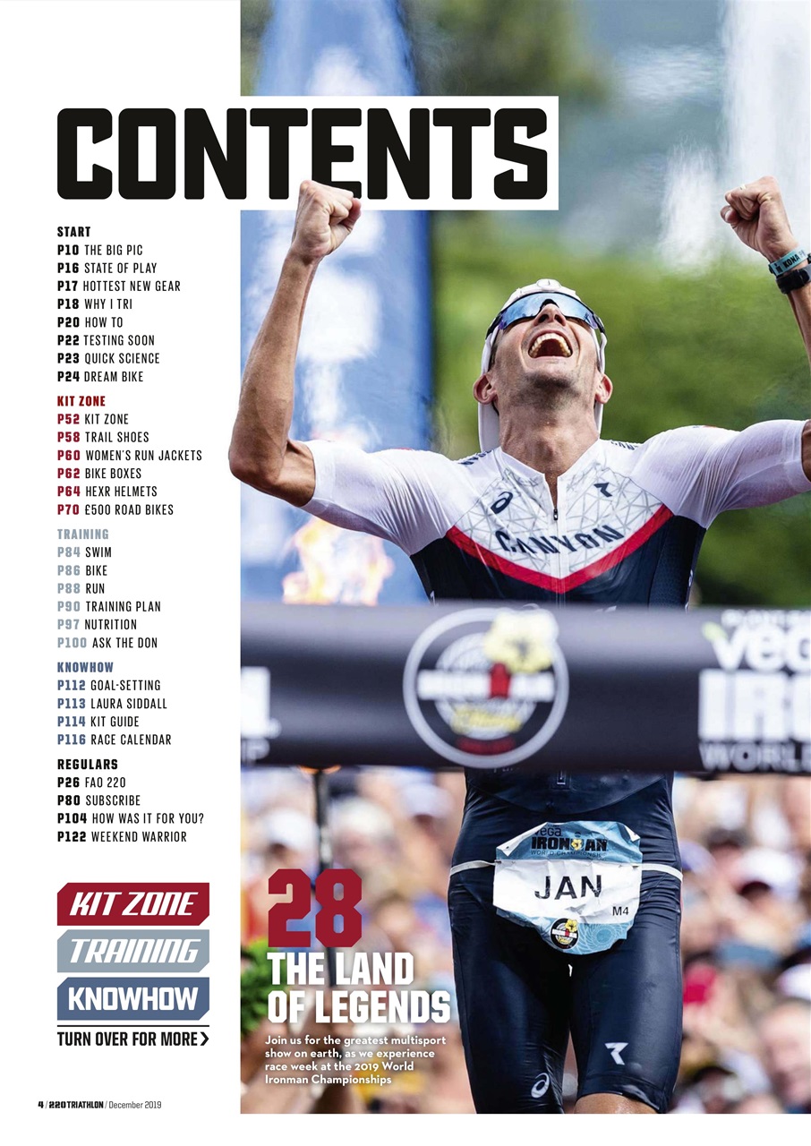 220 Triathlon Magazine Preview Pages