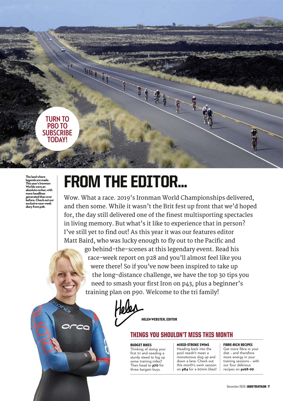 220 Triathlon Magazine Preview Pages