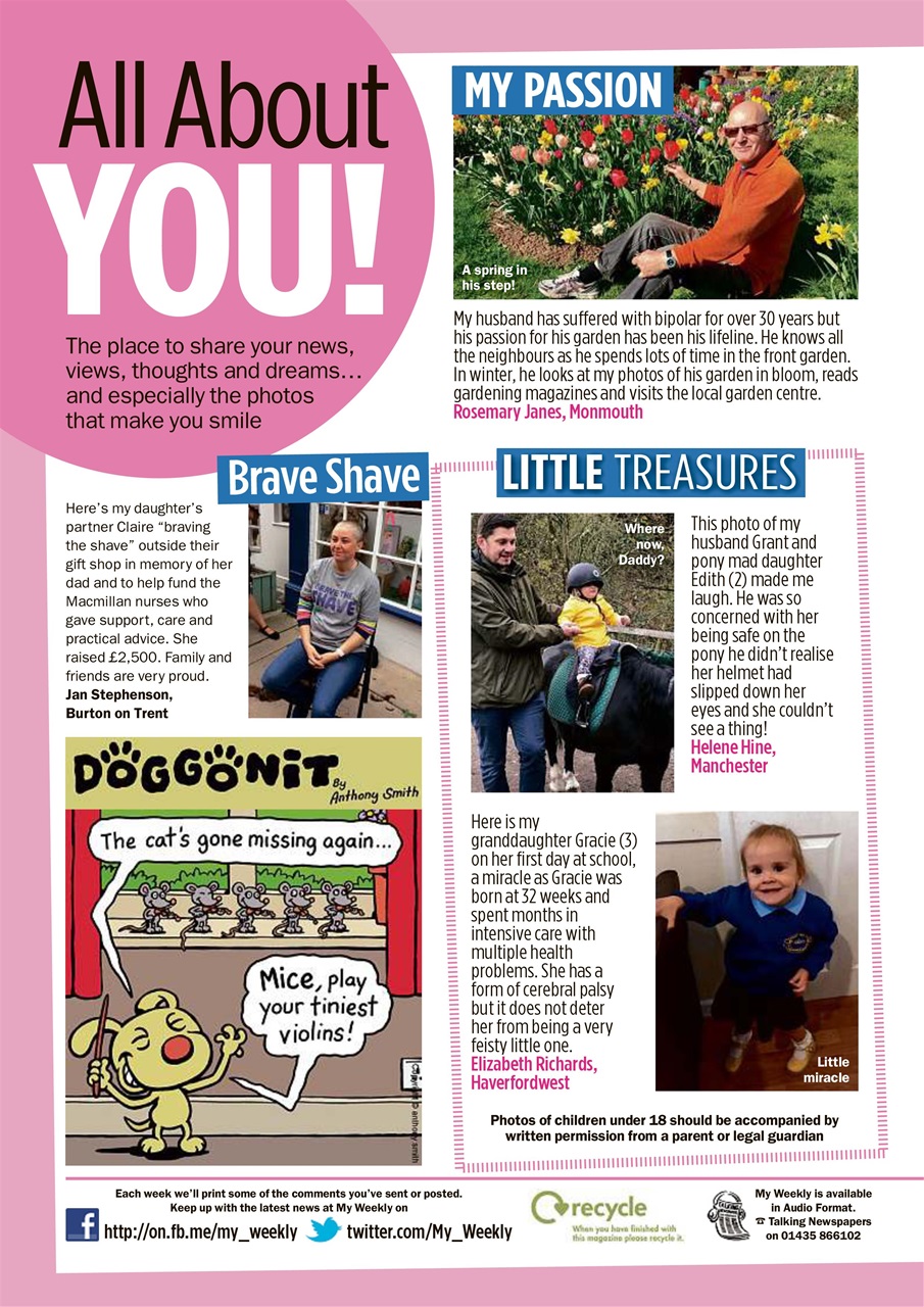 My Weekly Preview Pages