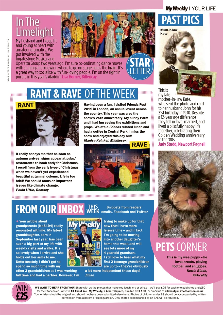 My Weekly Preview Pages