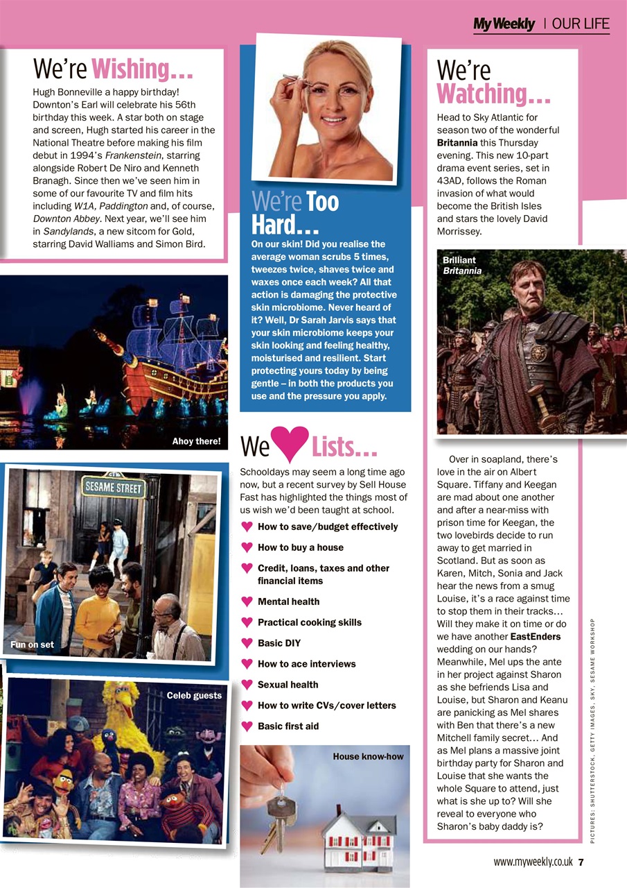 My Weekly Preview Pages