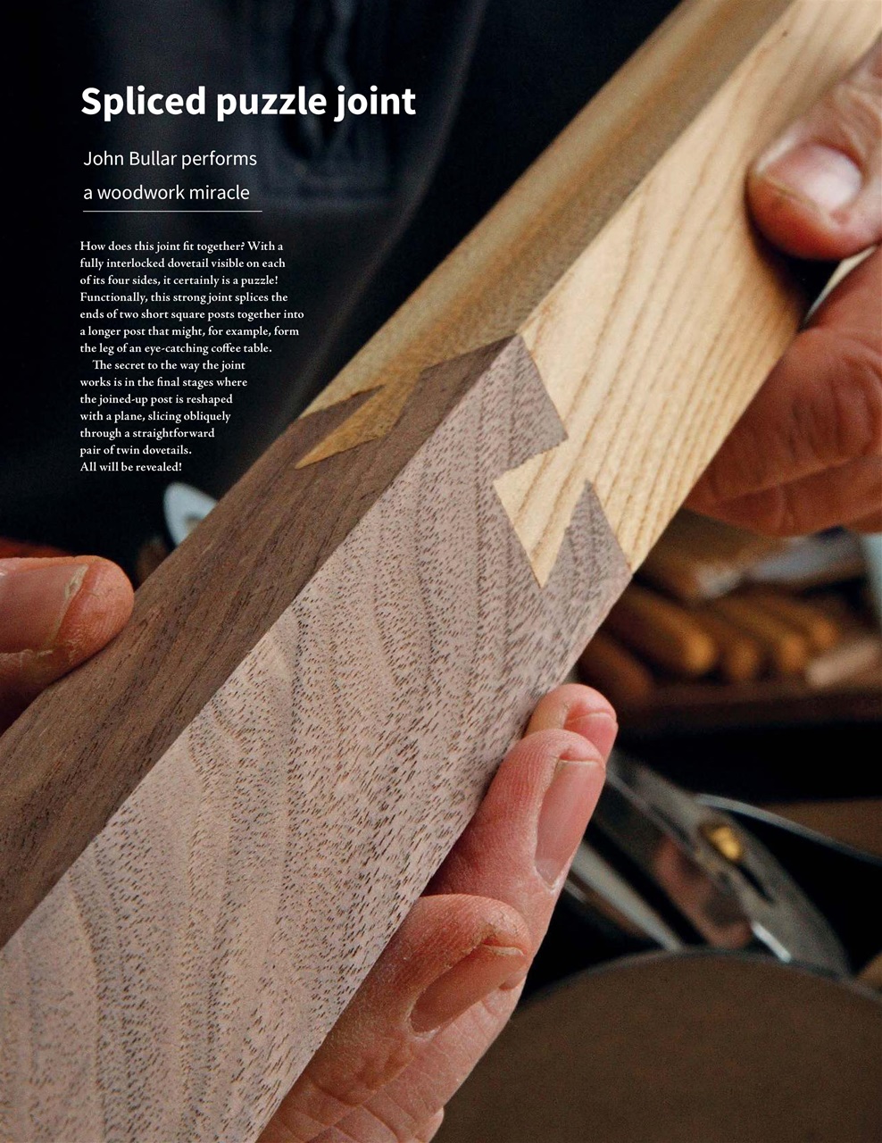 Woodworking Crafts Magazine Preview Pages