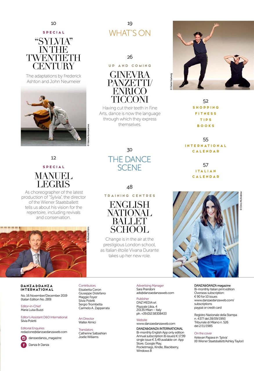DANZA&DANZA International Preview Pages