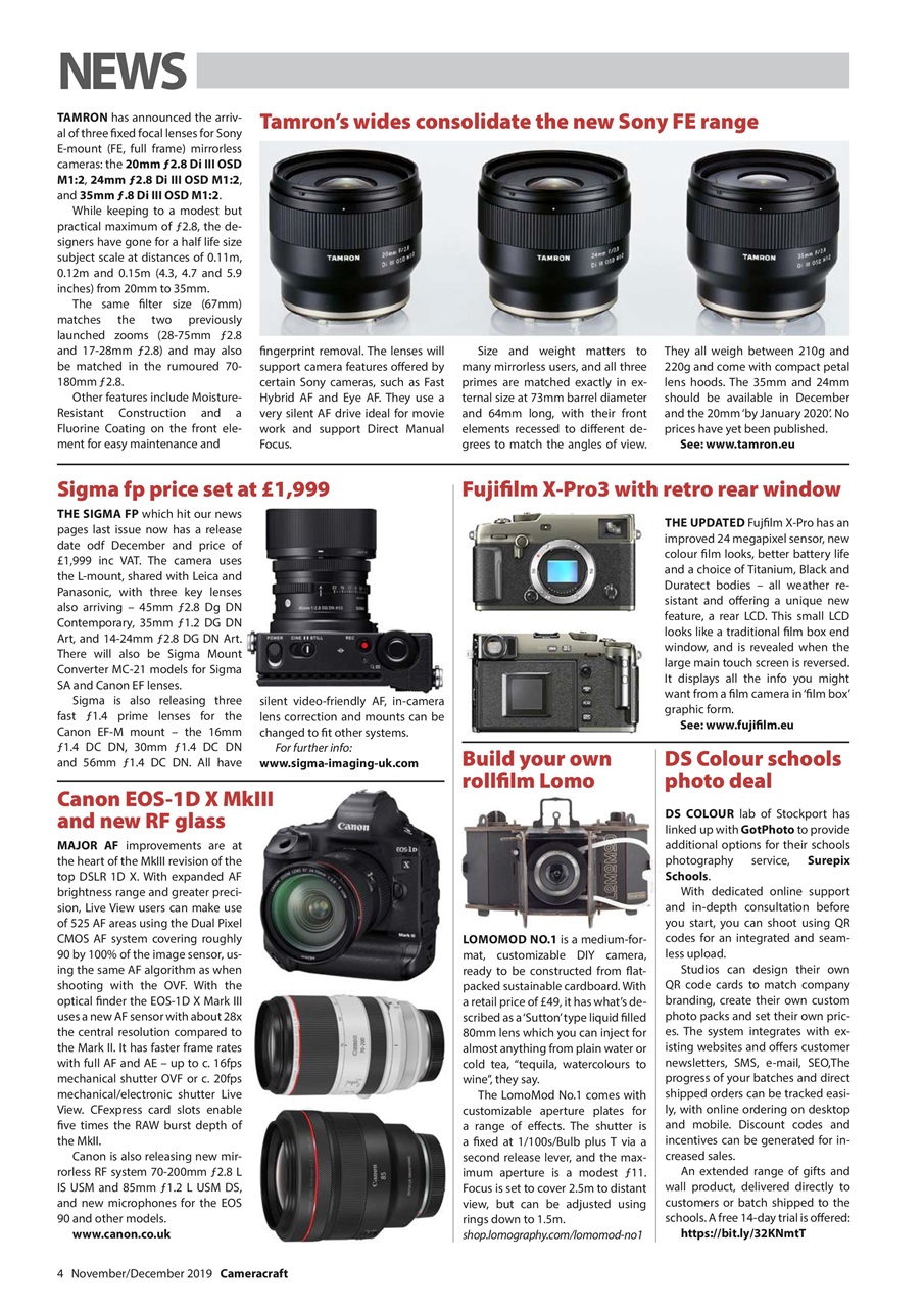 f2 Cameracraft Preview Pages