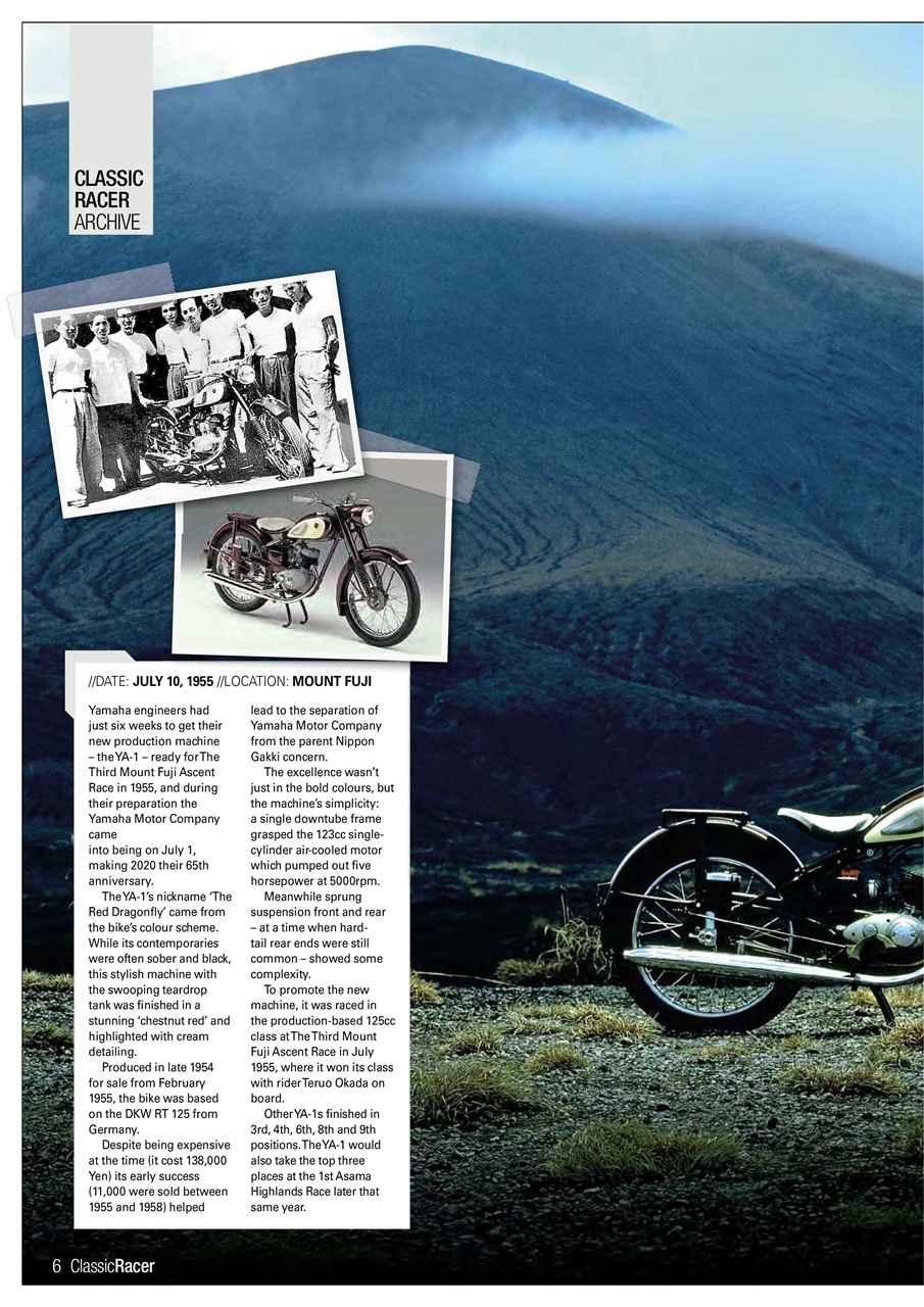 Classic Racer Preview Pages