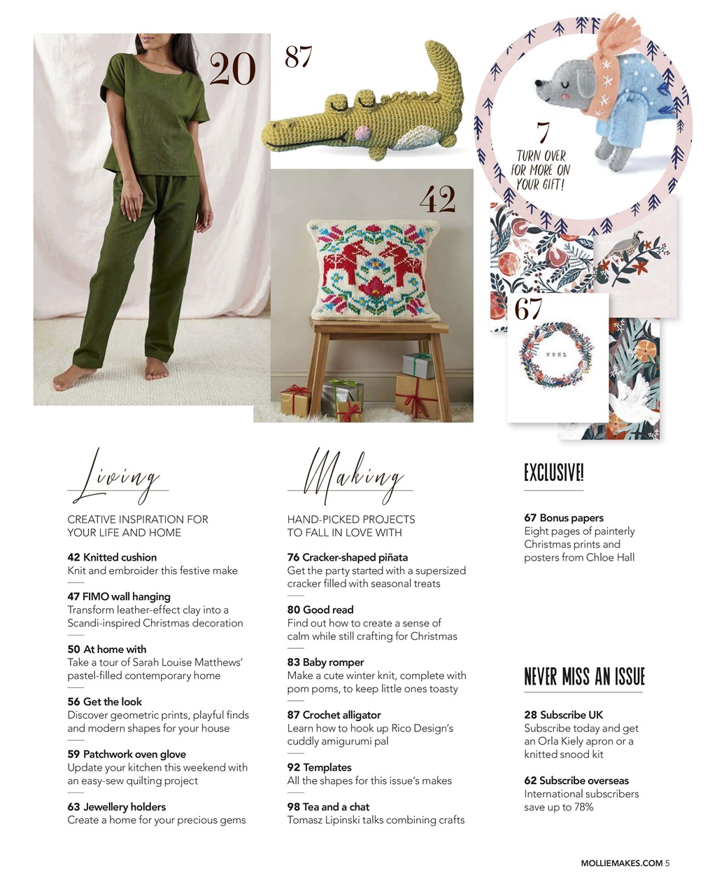 Mollie magazine Preview Pages